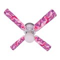 Lightitup Urban Hot Pink Camo Ceiling Fan 42 In. LI2543826
